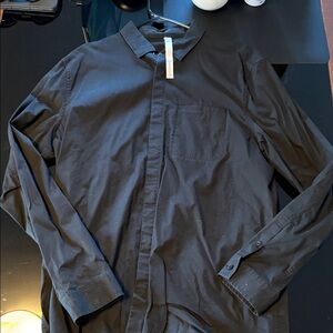 lululemon athletica Black Dress Shirt